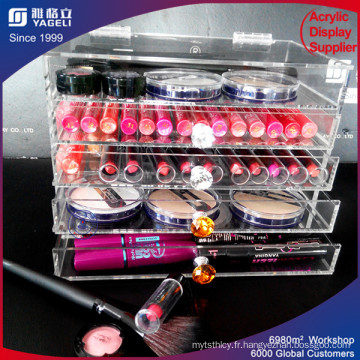 Acrylique Cosmetic Organizer Makeup Drawers Orgaization Lipstick Stand